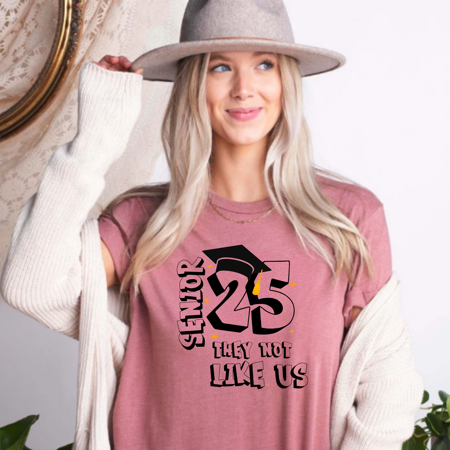 Senior '25, they not like us t-shirt