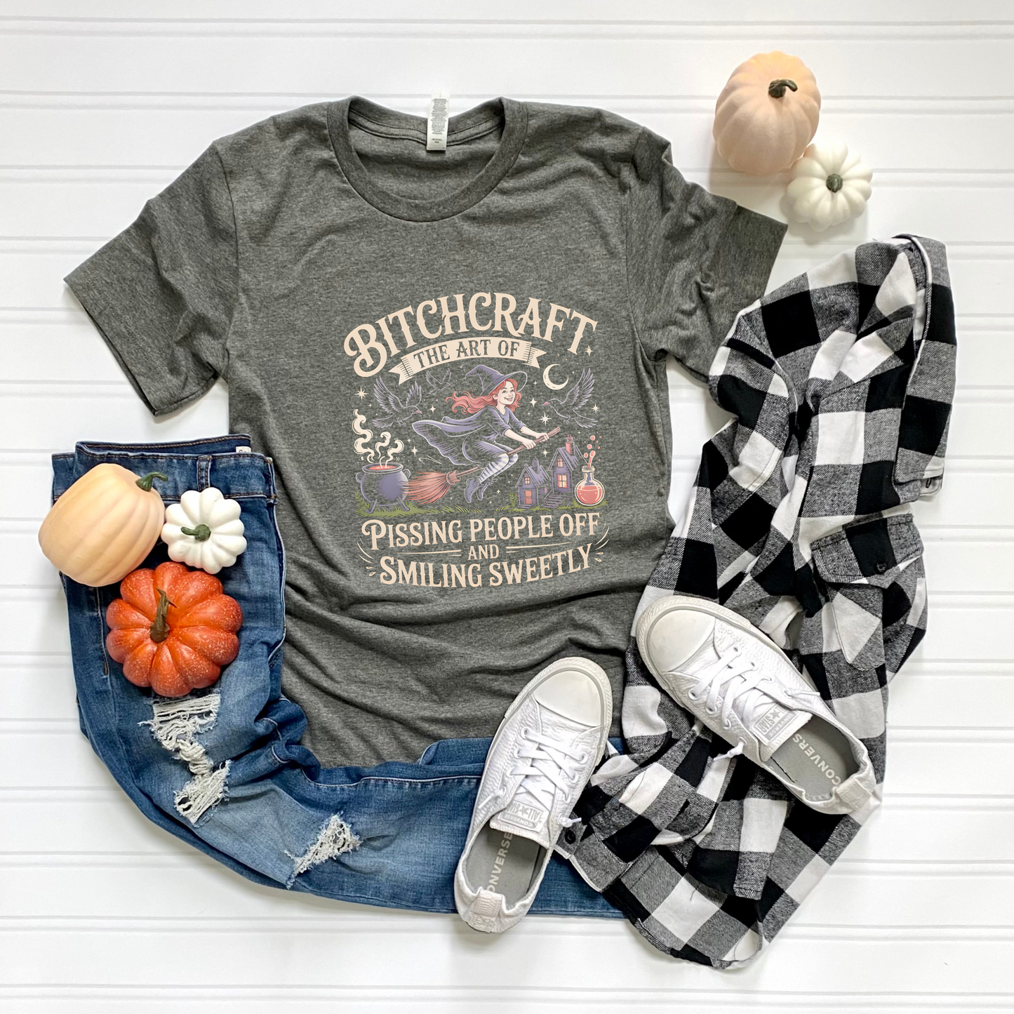 T-Shirt: Bitchcraft - Pissing People Off and Smiling Sweetly