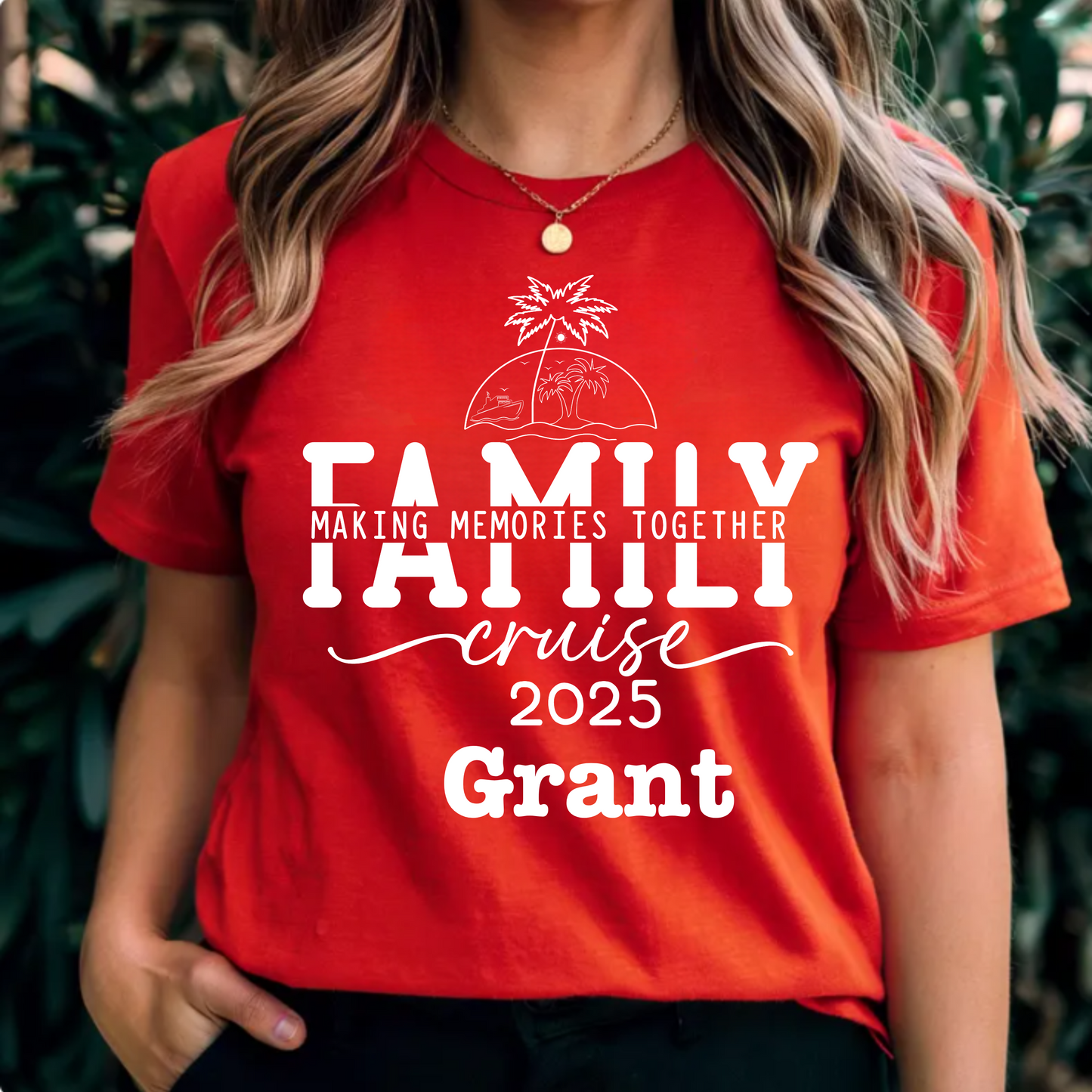 Customized Family Cruise 2025 T-Shirt