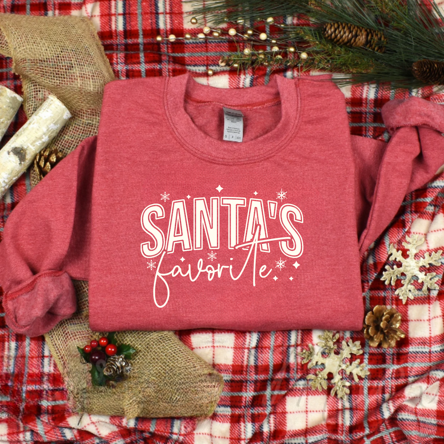 Christmas Santa's Favorite Crewneck Sweatshirt