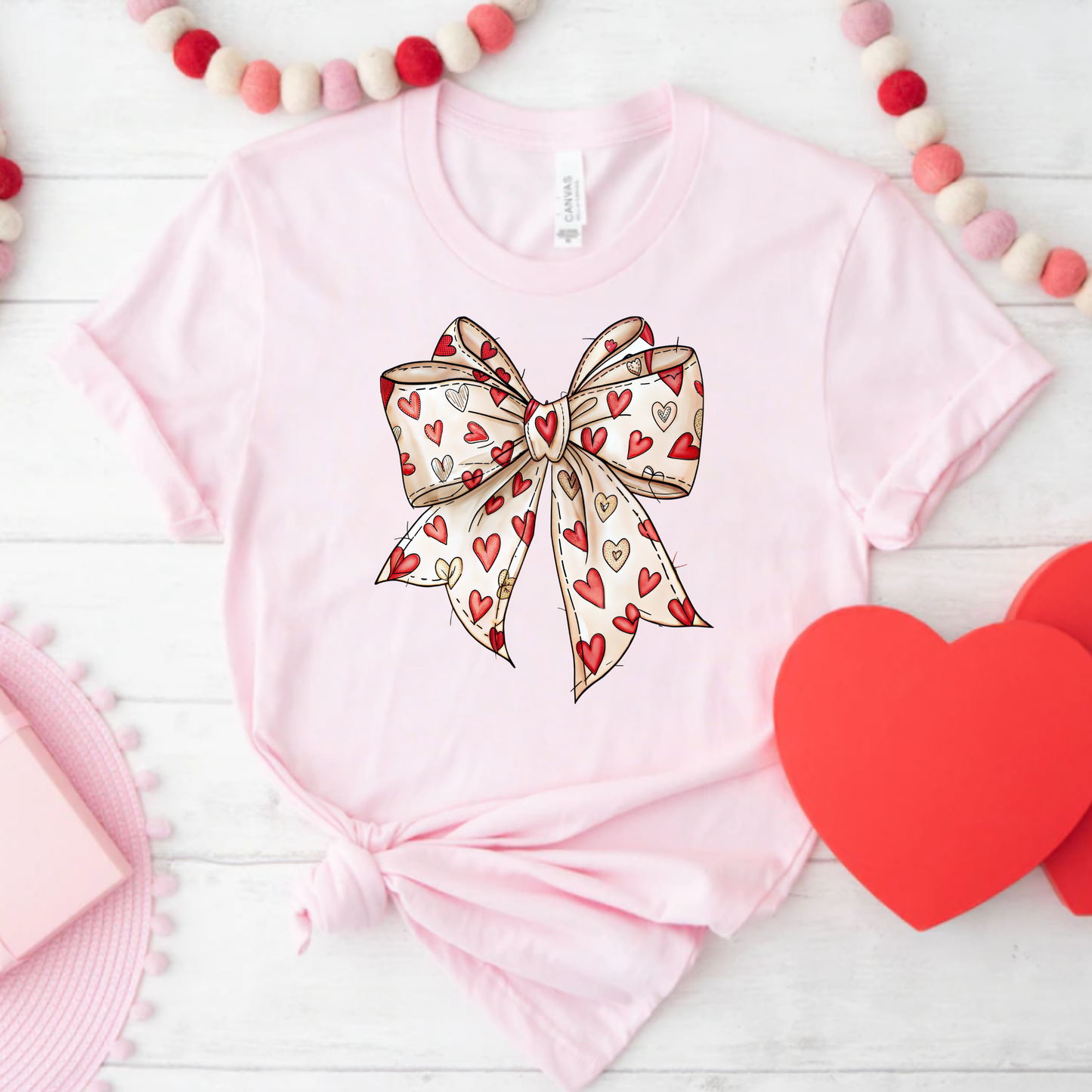 Heart Coquette Bow T-Shirt