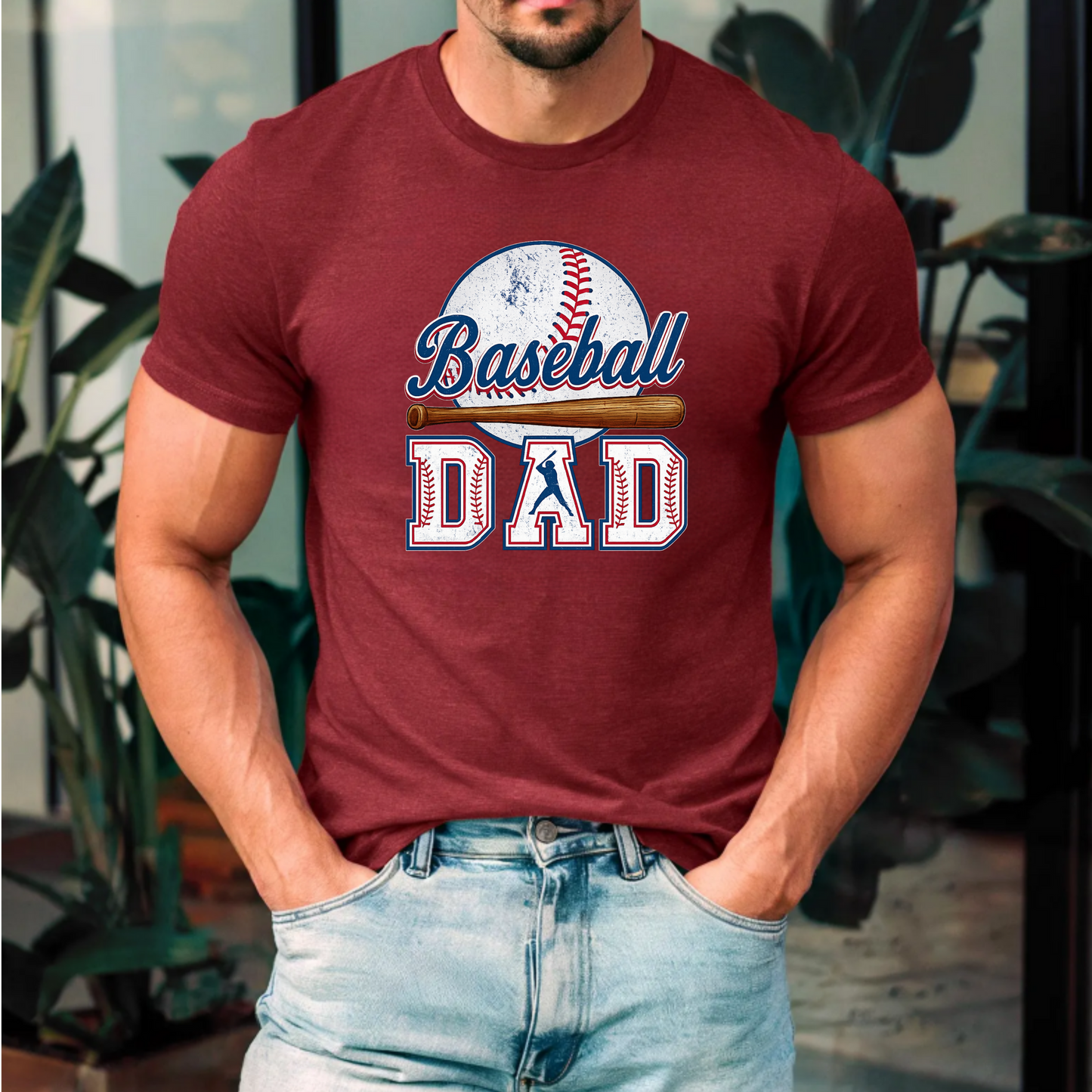 Baseball Dad Unisex Tee