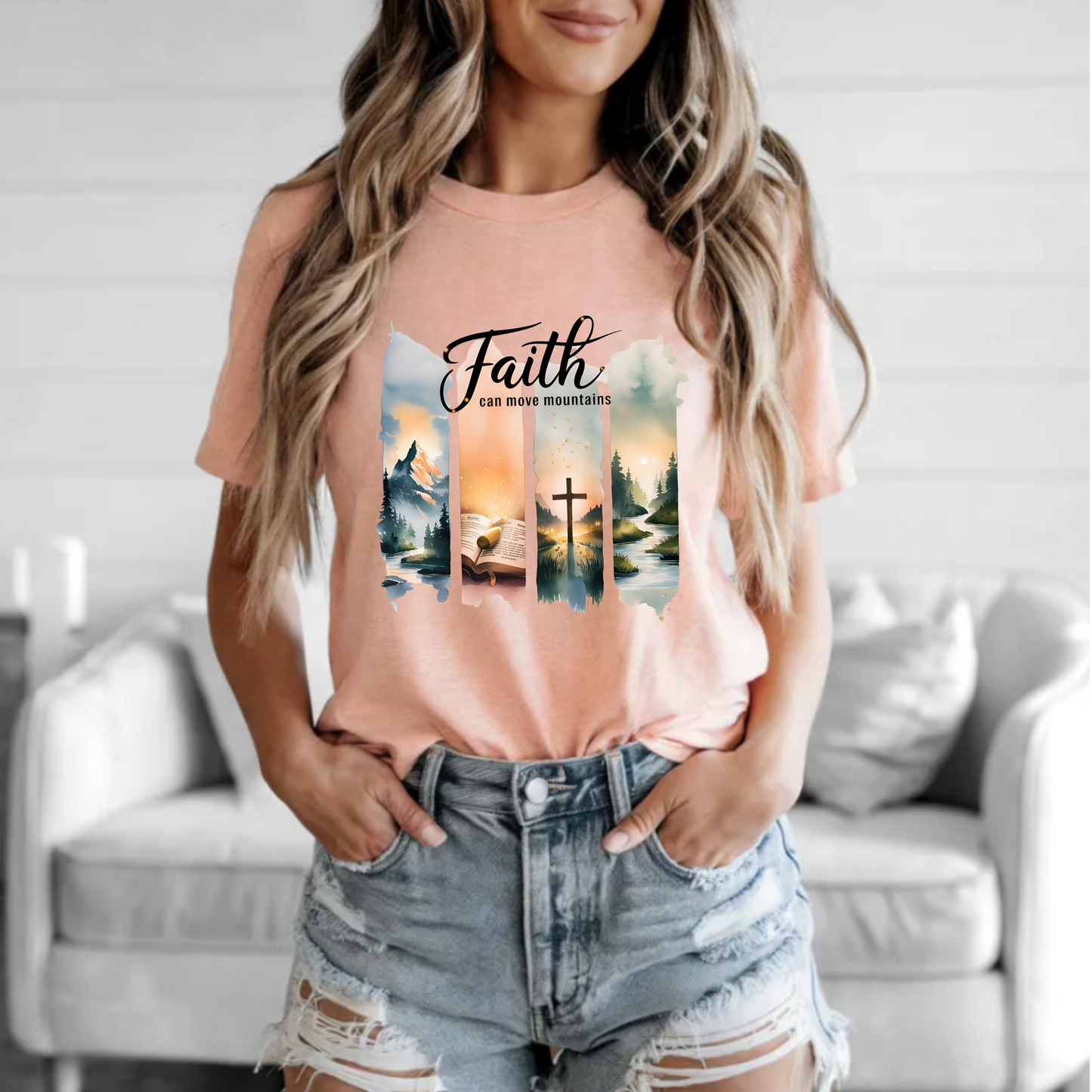 Faith Can Move Mountains Tee