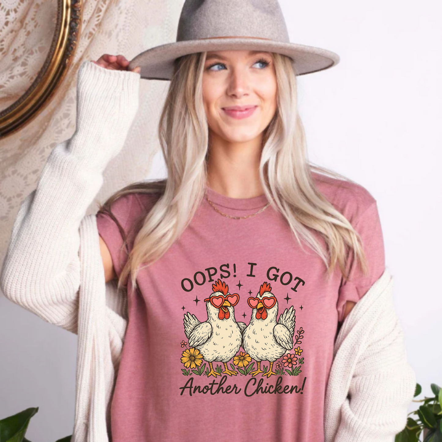 Funny Chicken Lovers Unisex Tee - 'Oops! I Got Another Chicken!'