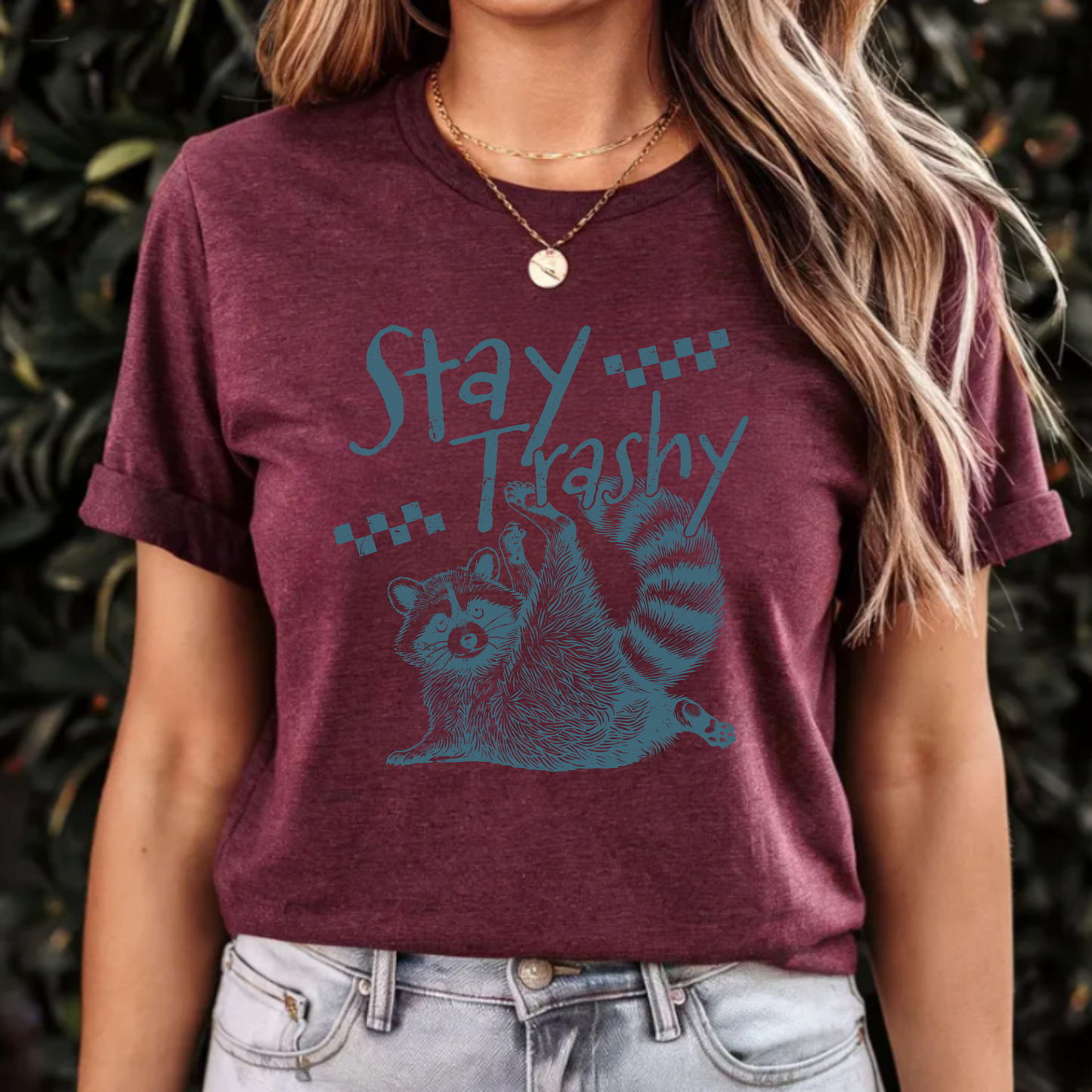 Raccoon Unisex Tee - Stay Trashy Design