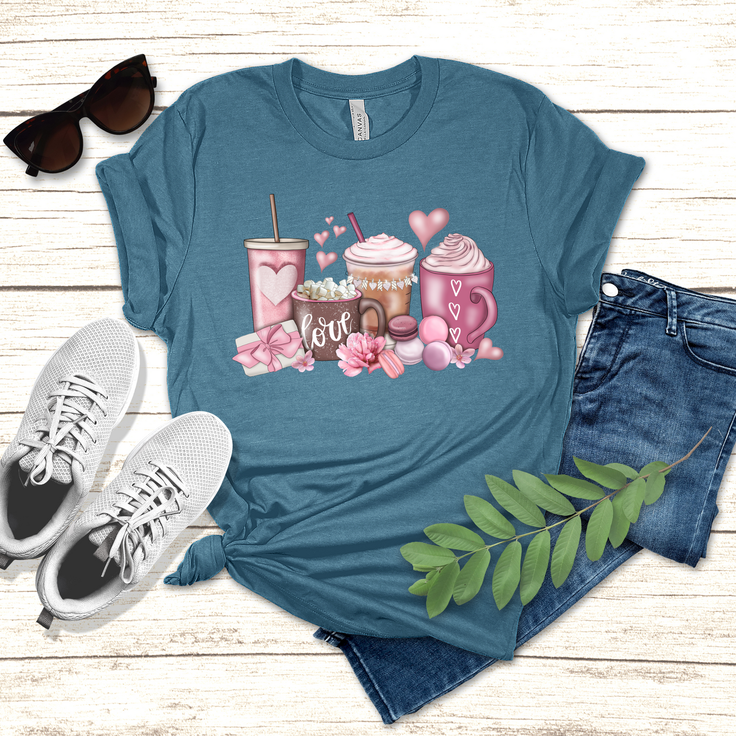 Valentines Day Latte T-shirt