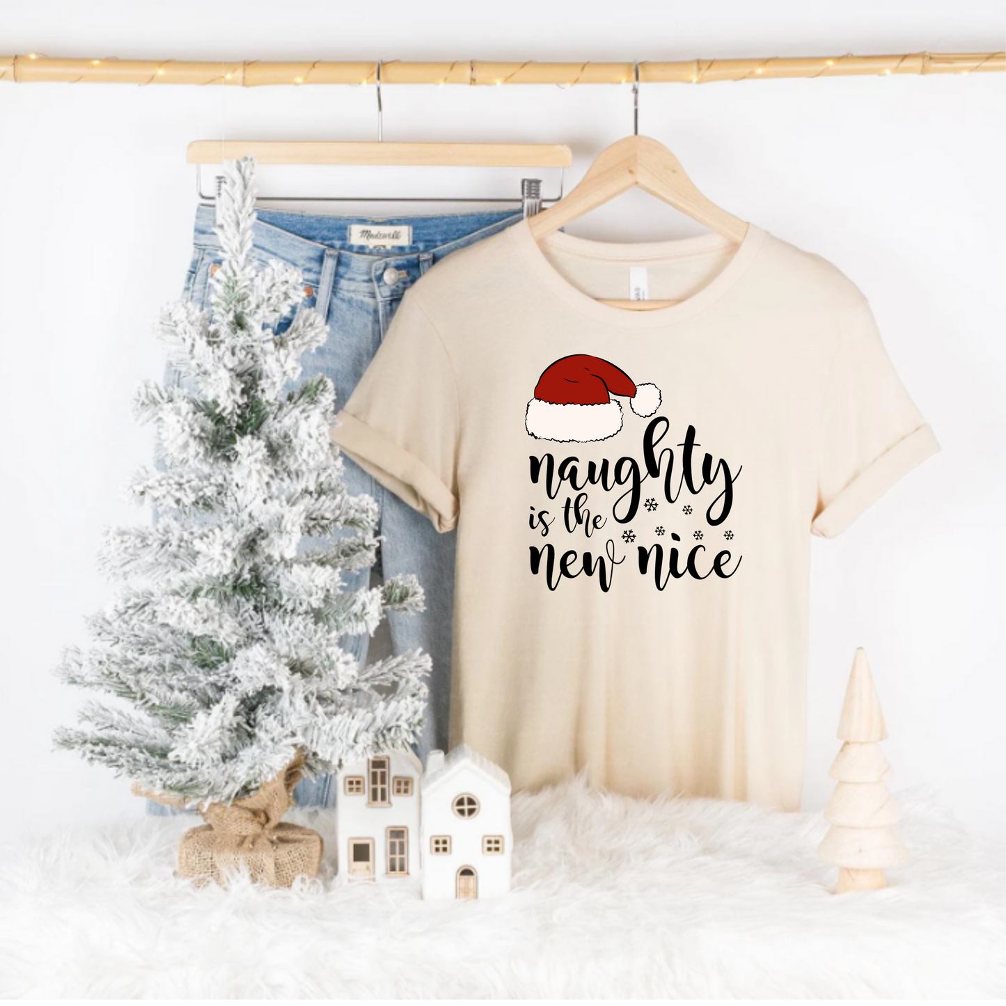 Unisex T-Shirt - 'Naughty is the New Nice' Graphic Tee