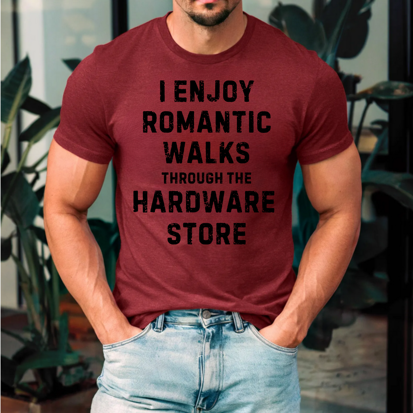 Mens Shirt Romantic Hardware Store Walks Tee