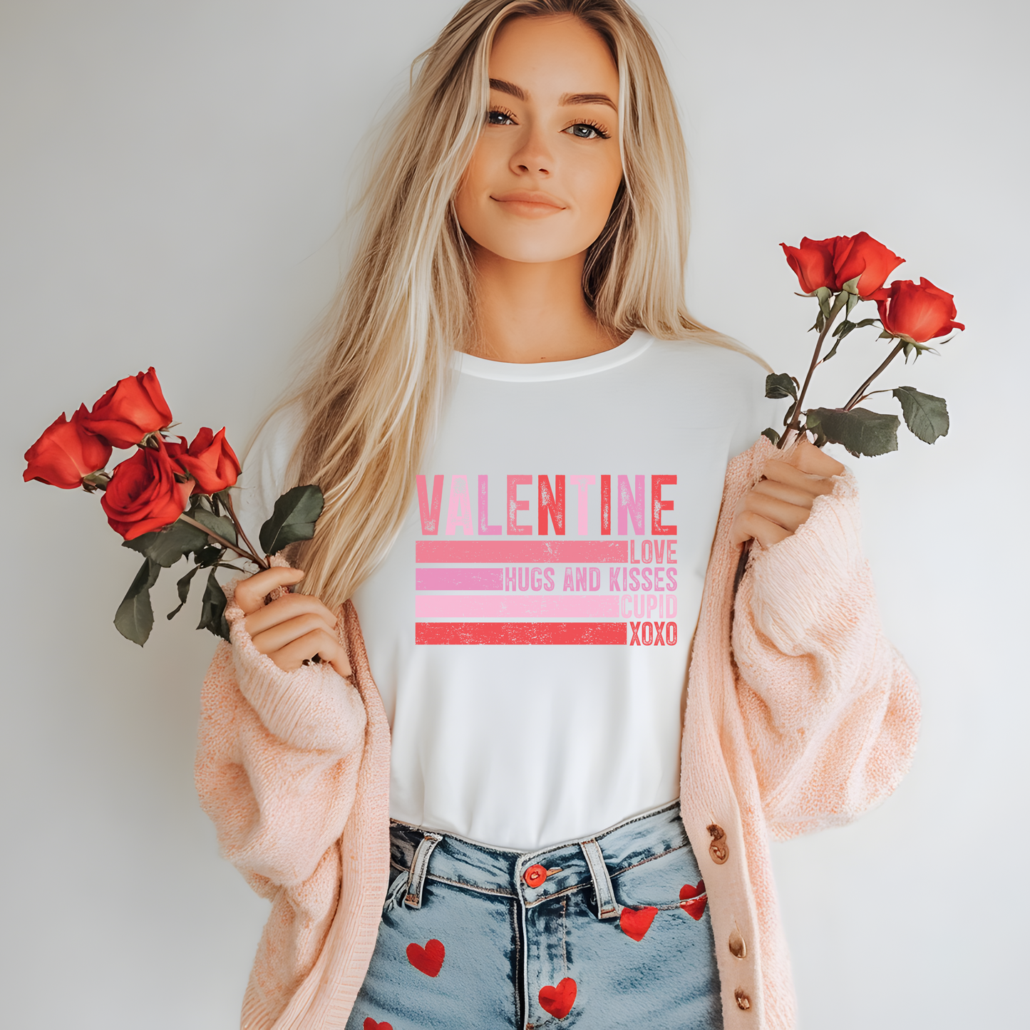 Valentine Love XOXO Cupid Unisex Tee