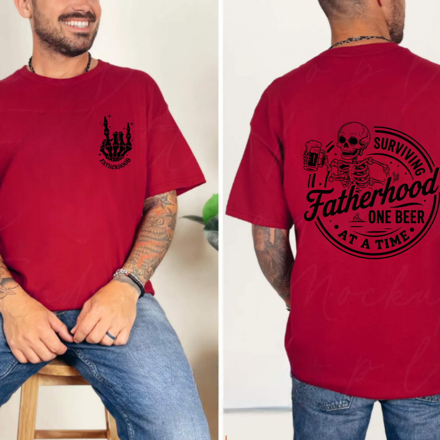 Beer Lover T-Shirt - Surviving Fatherhood One Beer at a Time