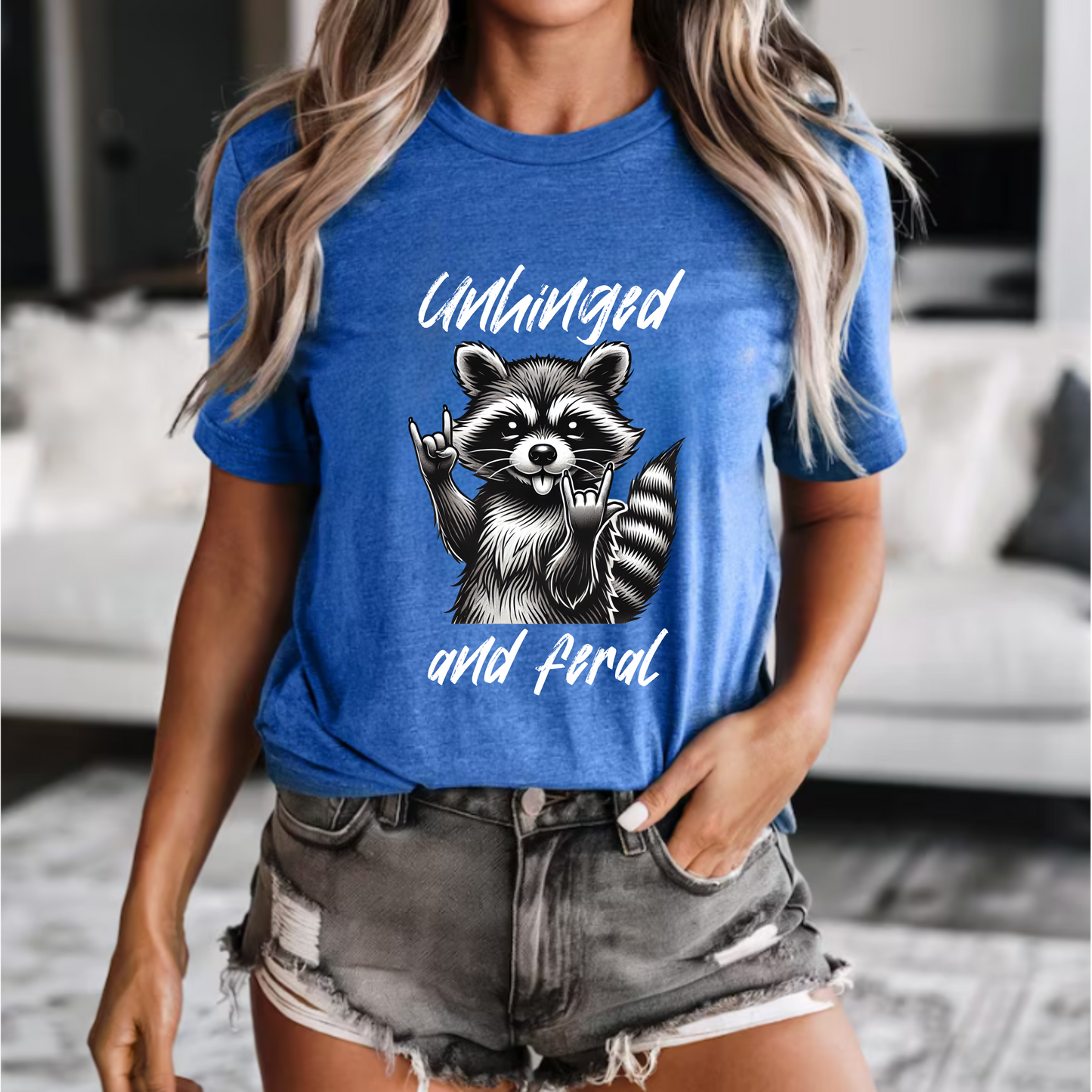 Raccoon Unhinged Unisex Tee