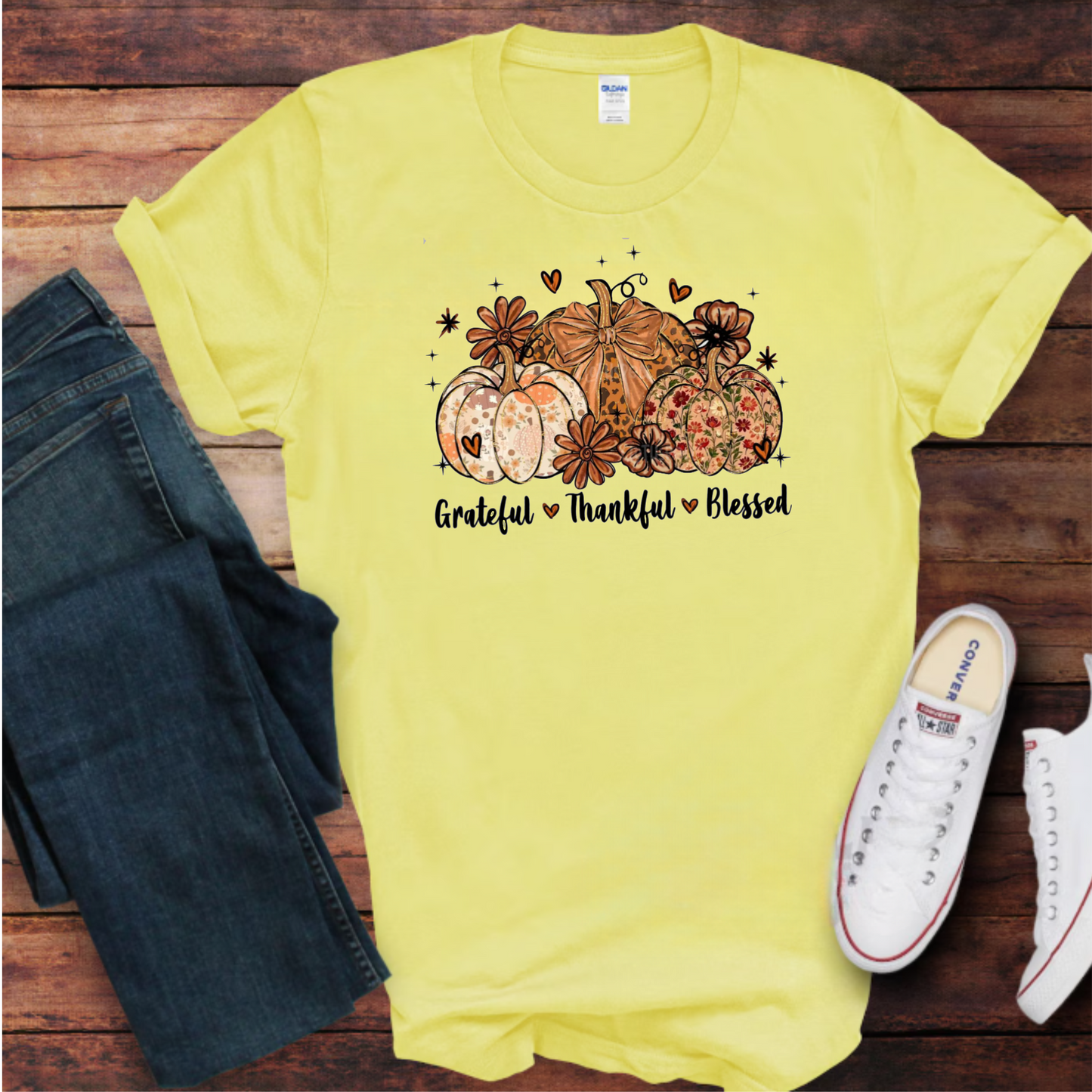 Grateful Thankful Blessed T-Shirt