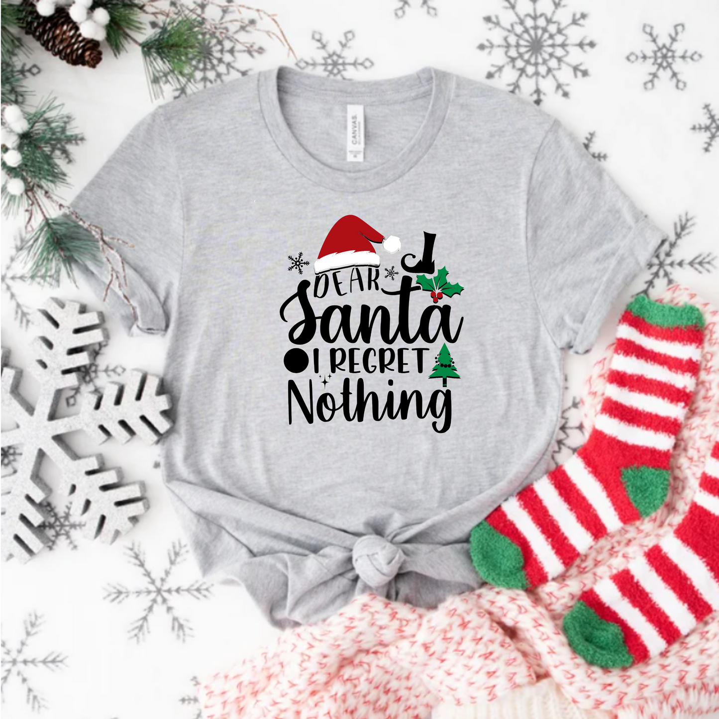 Christmas Dear Santa I Regret Nothing T-Shirt
