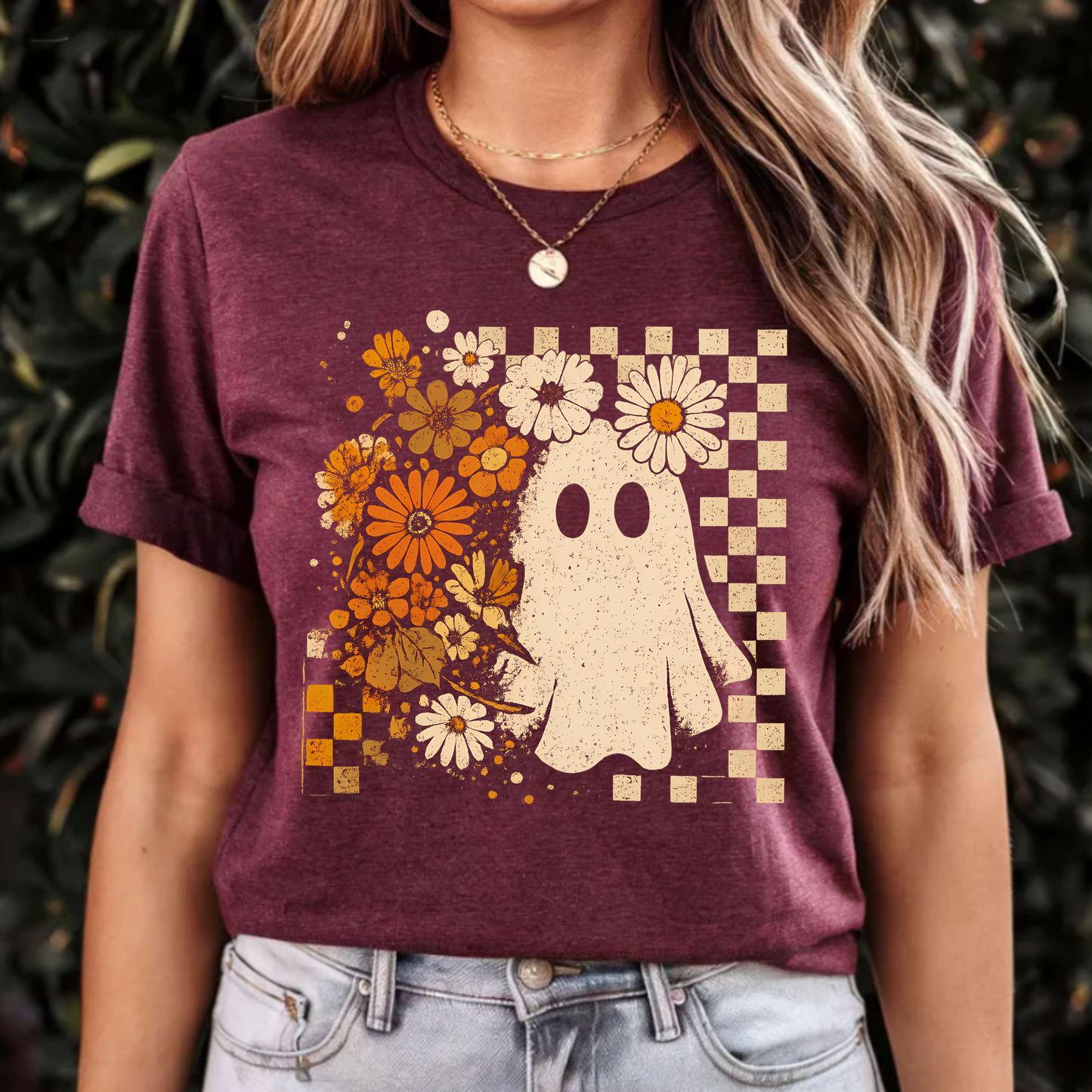 Floral Ghost T-Shirt