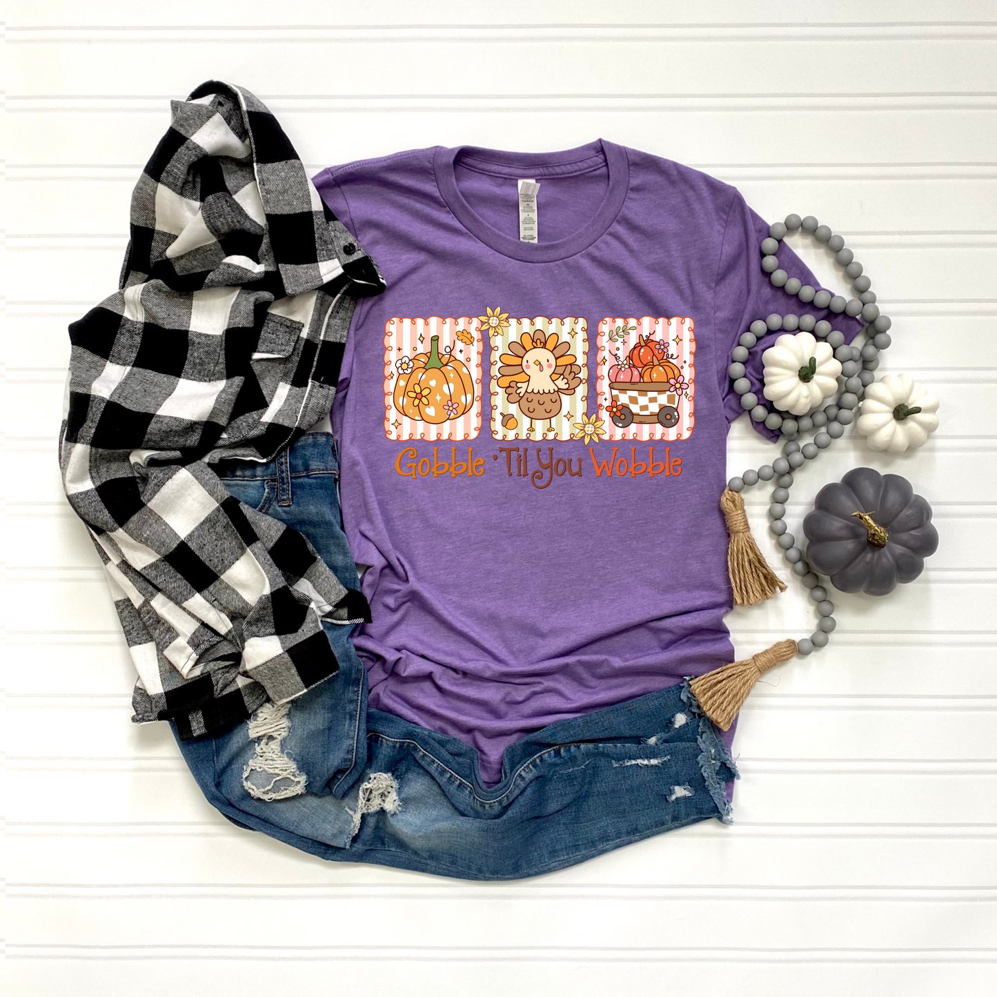 Thanksgiving Unisex T-Shirt Gobble til you wobble