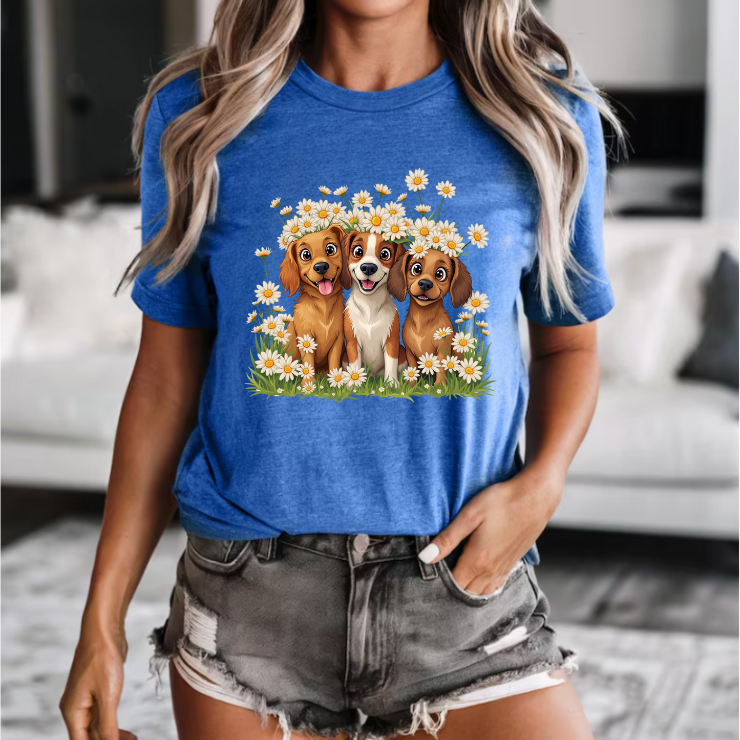 Dog Floral Tee