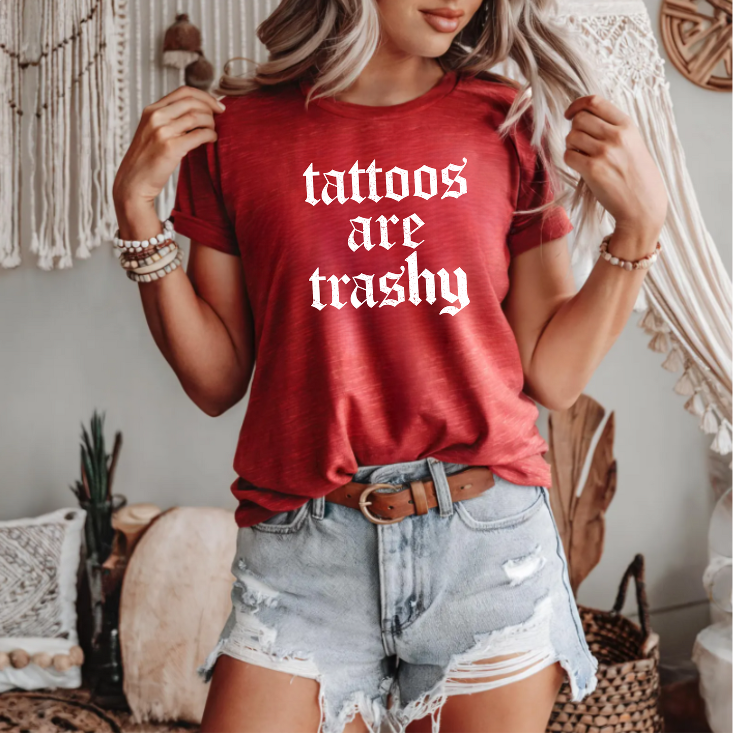 T-Shirt - Tattoos are Trashy
