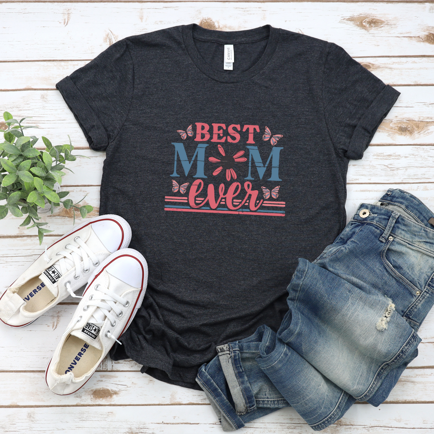 Mom Unisex Tee - 'Best mom ever'