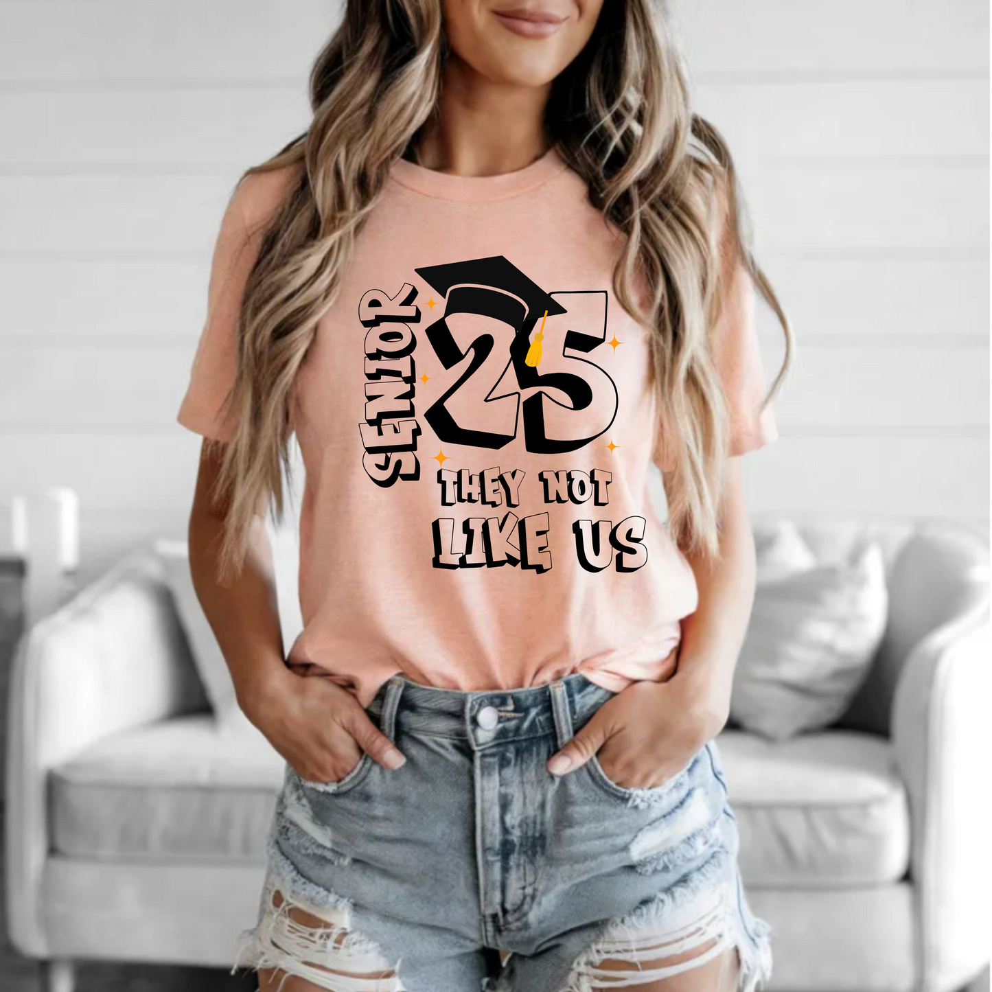 Senior '25, they not like us t-shirt