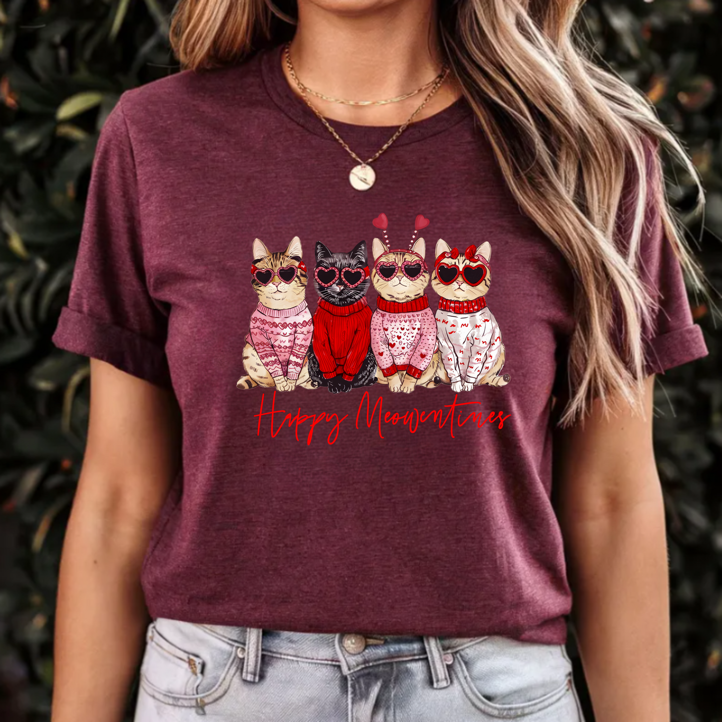 Happy Meowentines T-shirt
