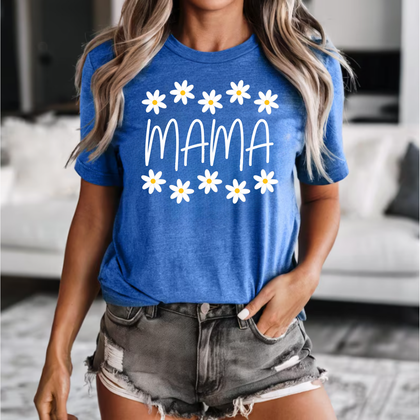 Floral Mama Tee - Unisex Jersey Short Sleeve