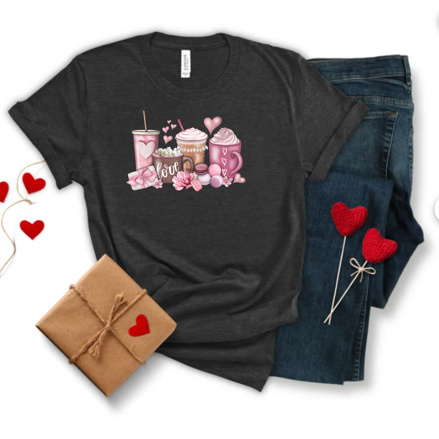 Valentines Day Latte T-shirt