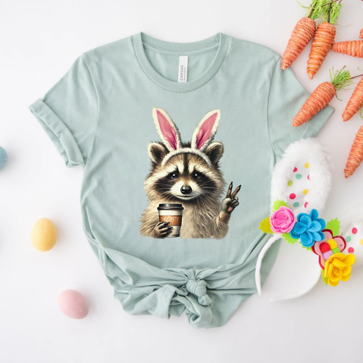 Easter Raccoon Tee
