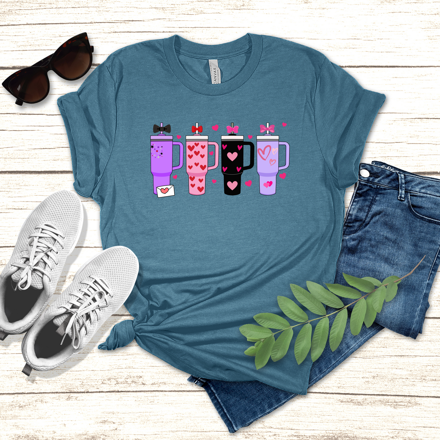 Valentine's Day Stanley tumbler Tee