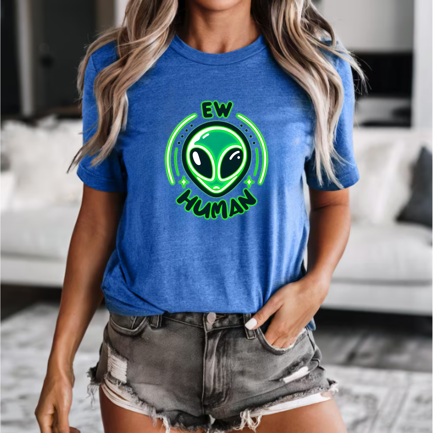Alien-Ew human Tee