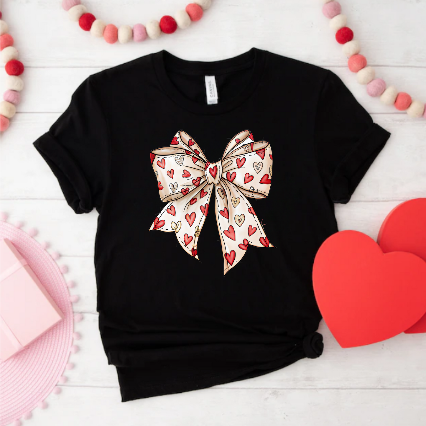 Heart Coquette Bow T-Shirt