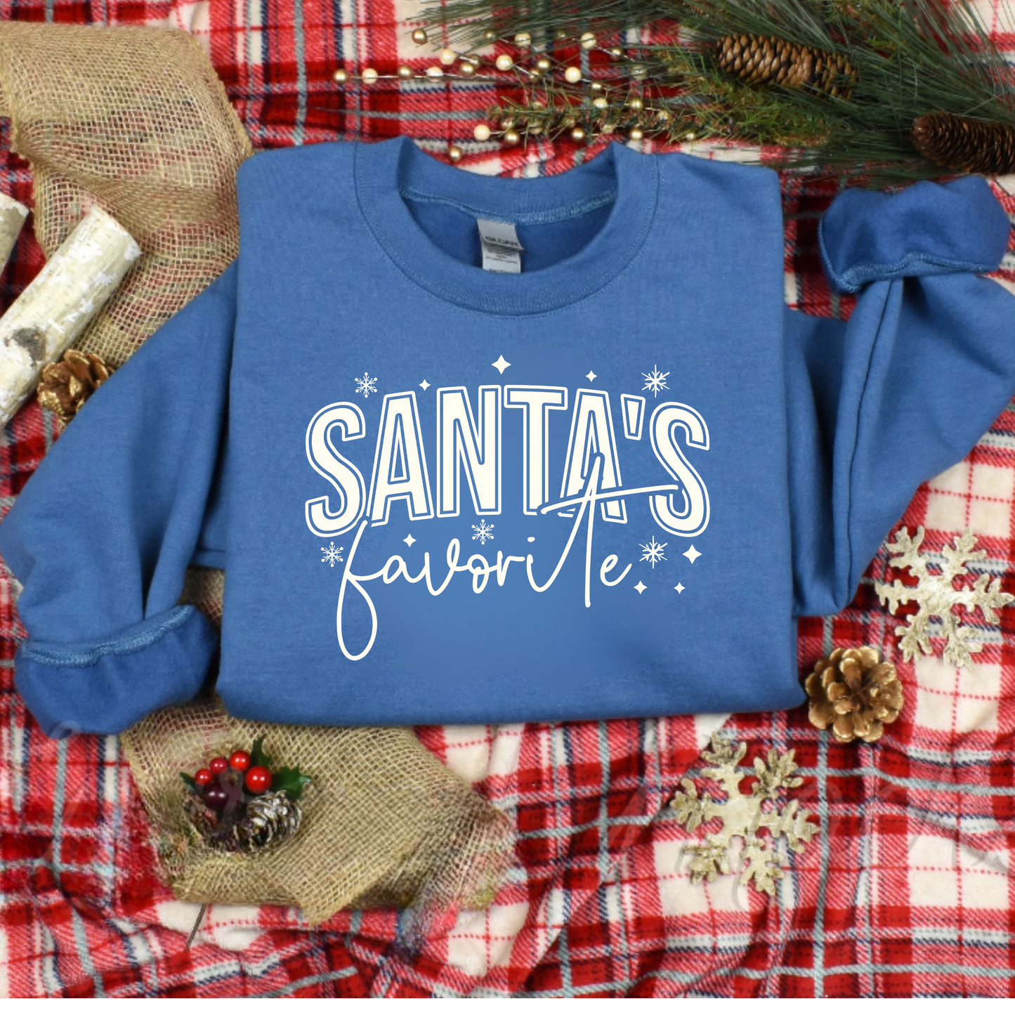 Christmas Santa's Favorite Crewneck Sweatshirt