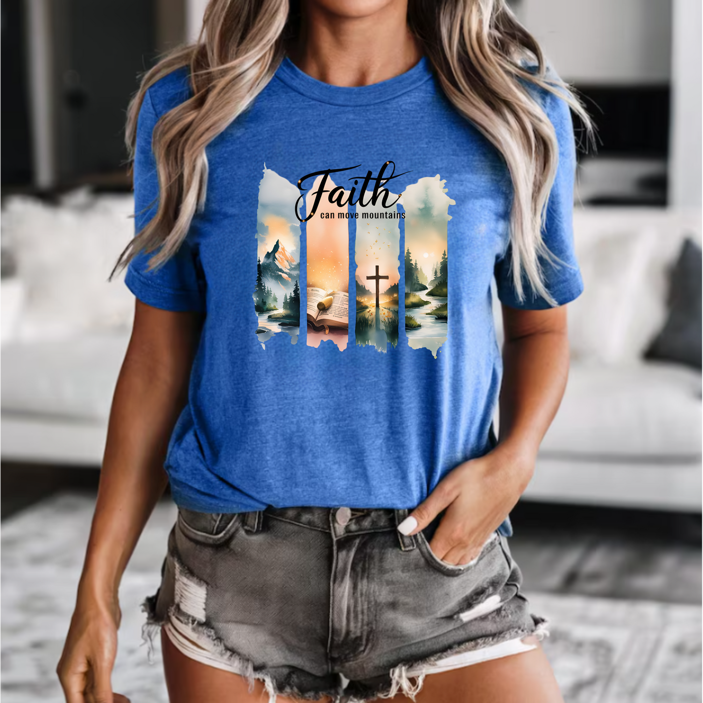 Faith Can Move Mountains Tee