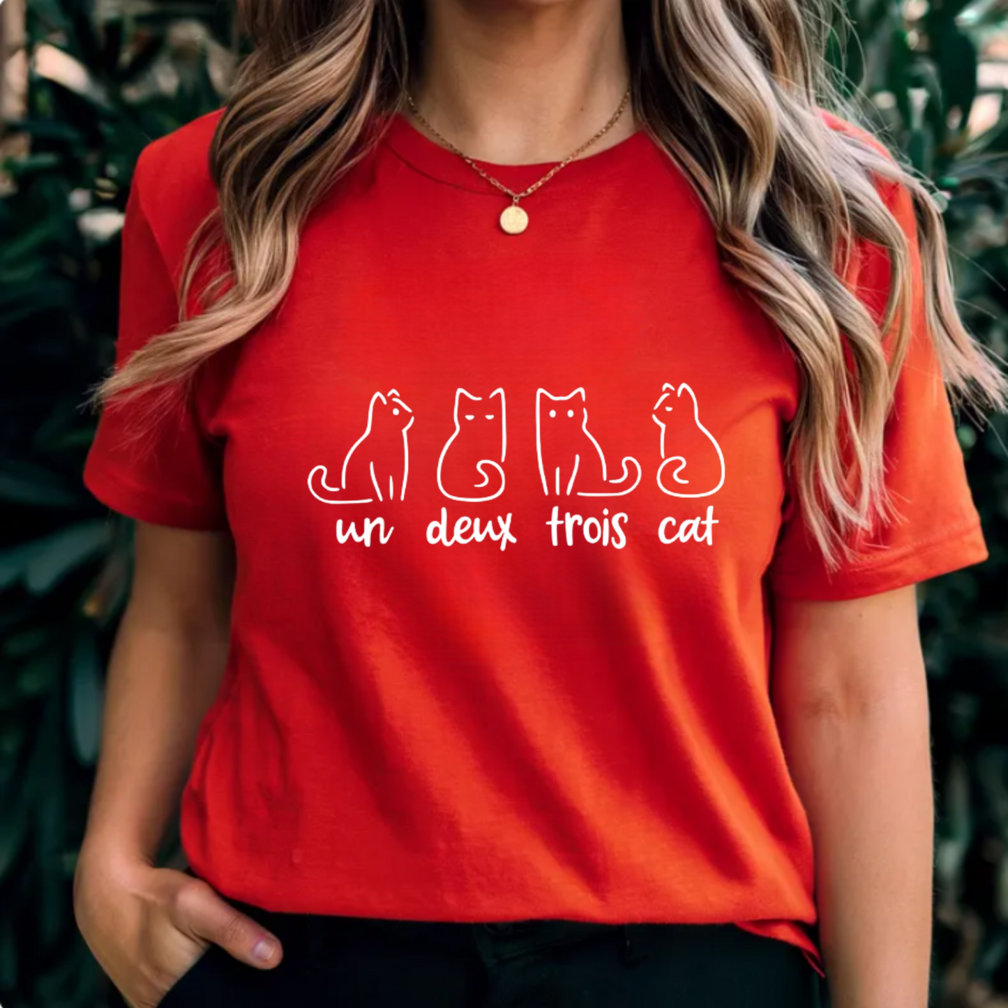 Cat Unisex Tee - un deux troi cat shirt