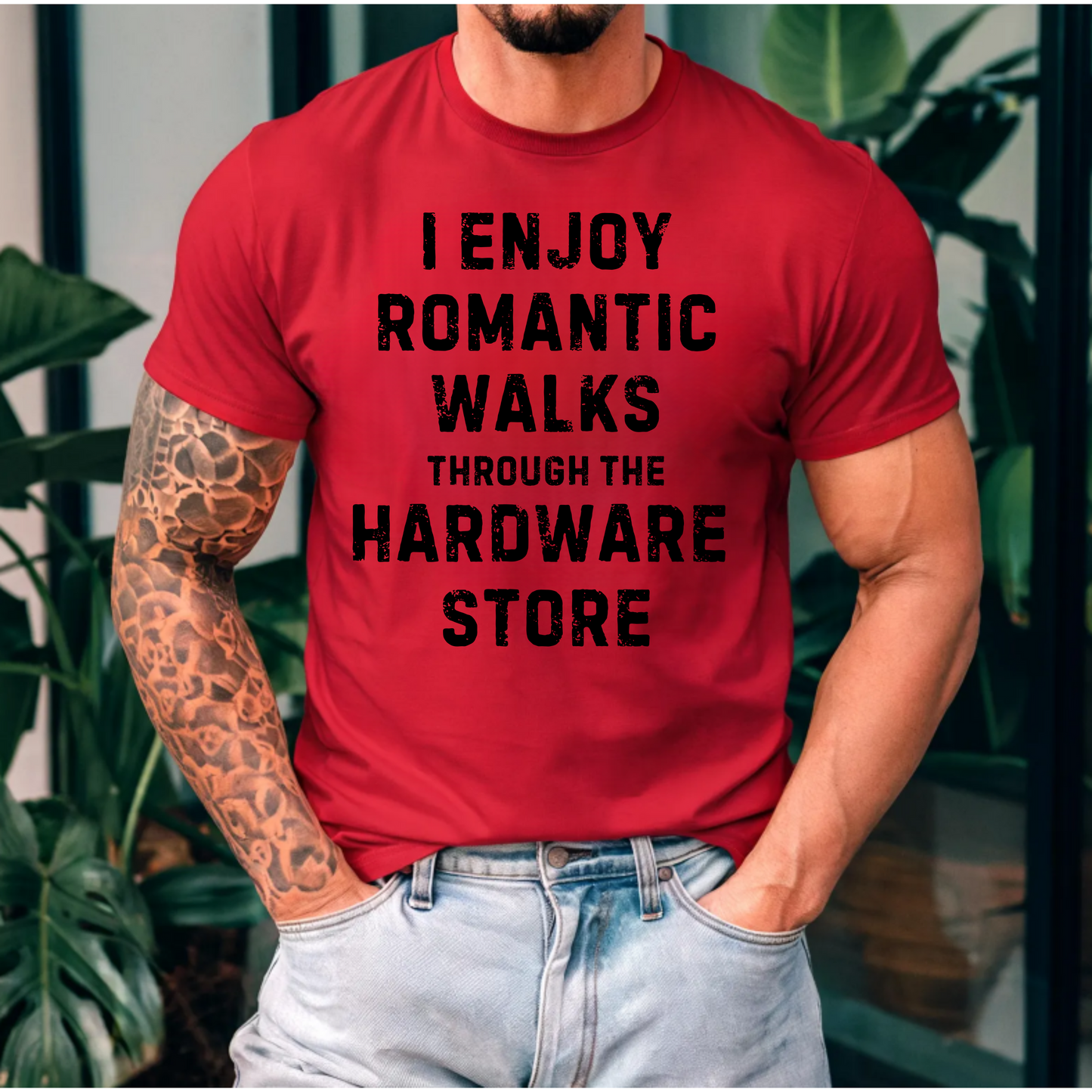 Mens Shirt Romantic Hardware Store Walks Tee