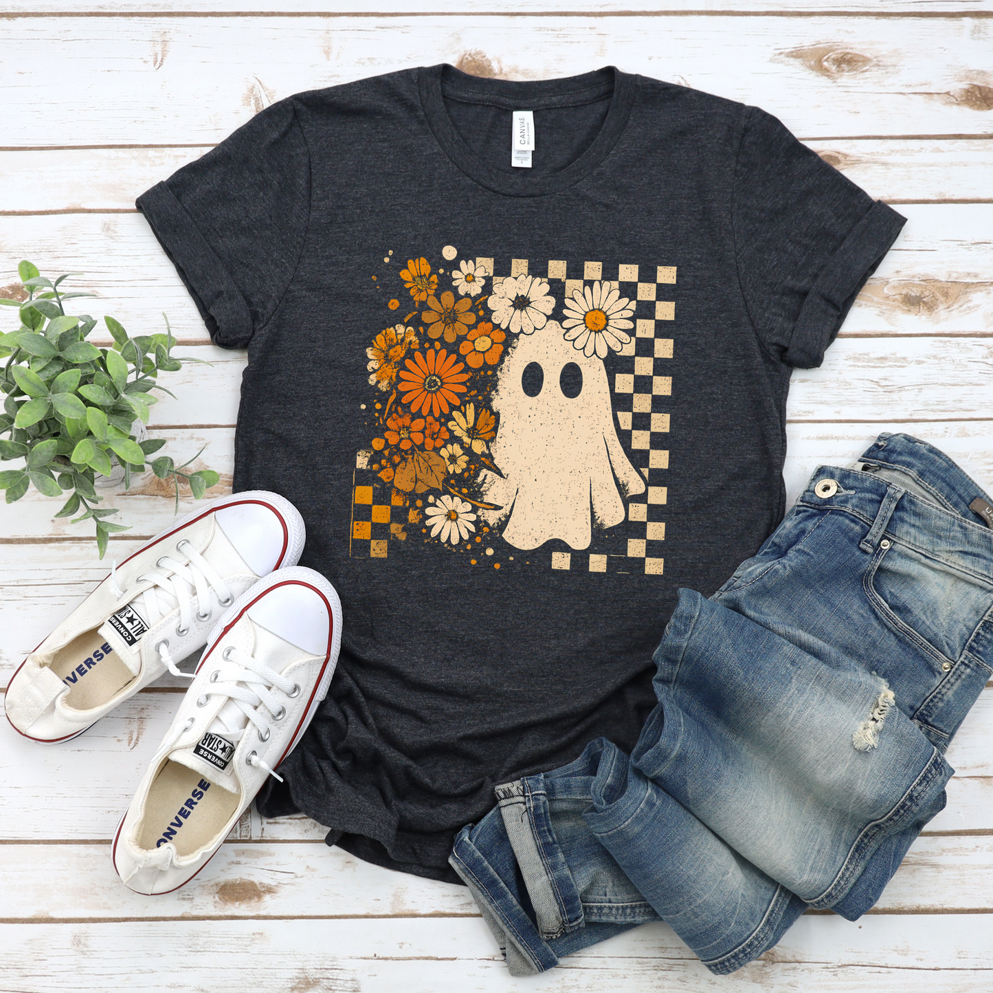 Floral Ghost T-Shirt
