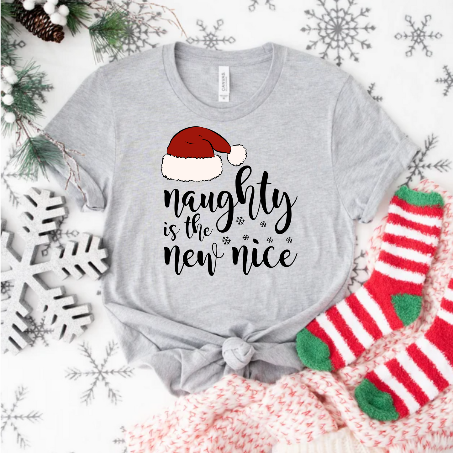 Unisex T-Shirt - 'Naughty is the New Nice' Graphic Tee