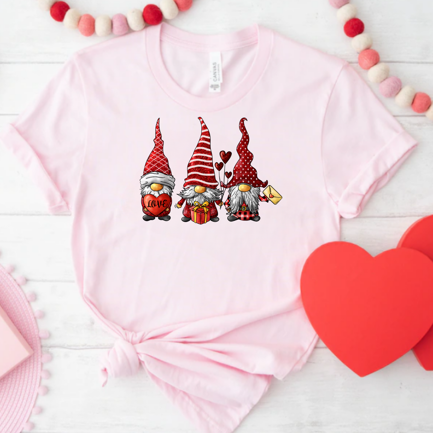 Valentines Day Gnomes Tee