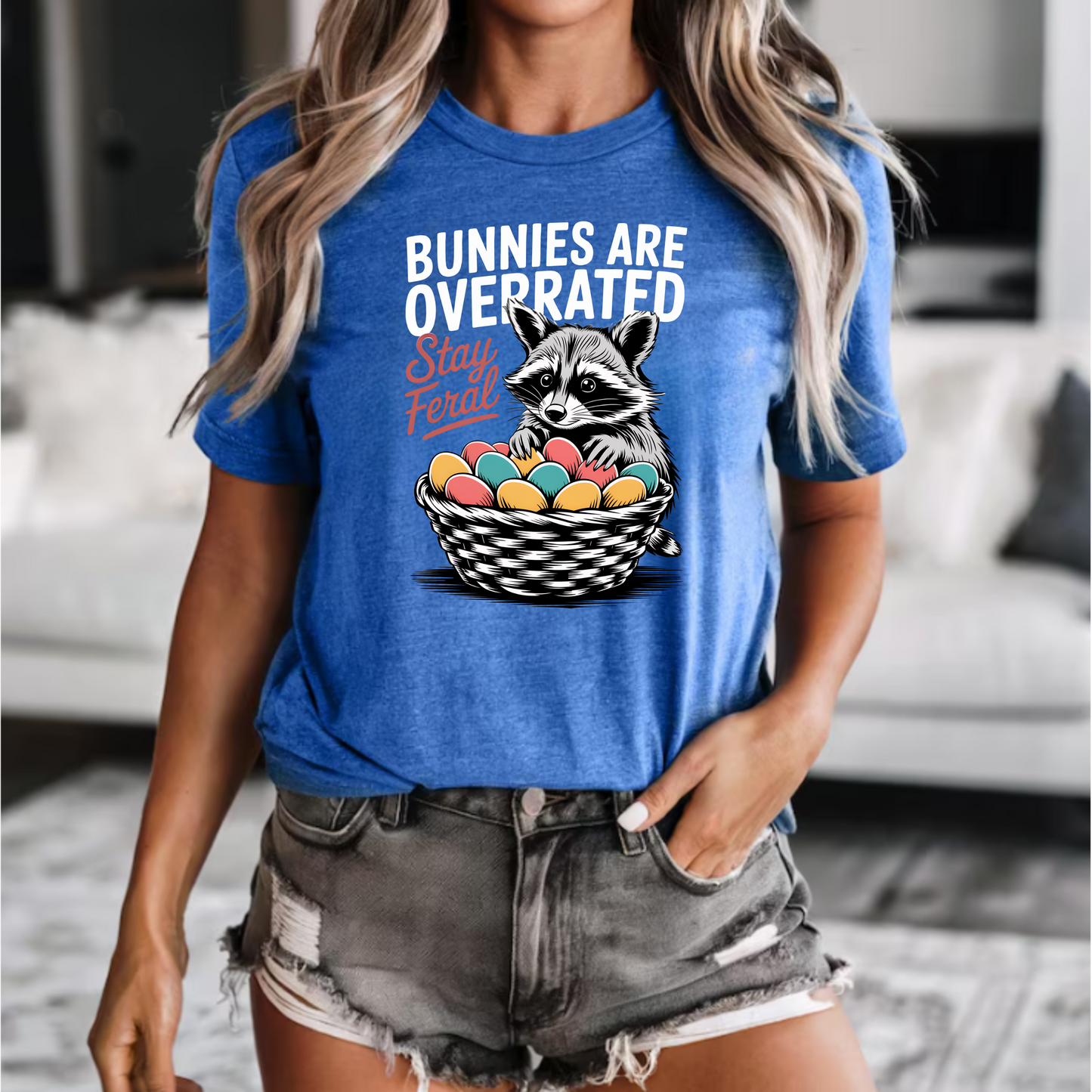 Bunnies are overrated, stay feral raccoon design