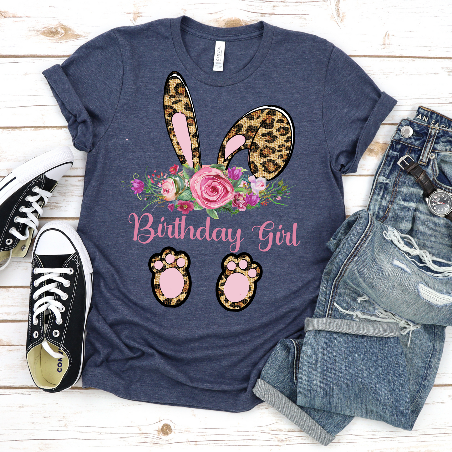 Easter Birthday Girl Tee