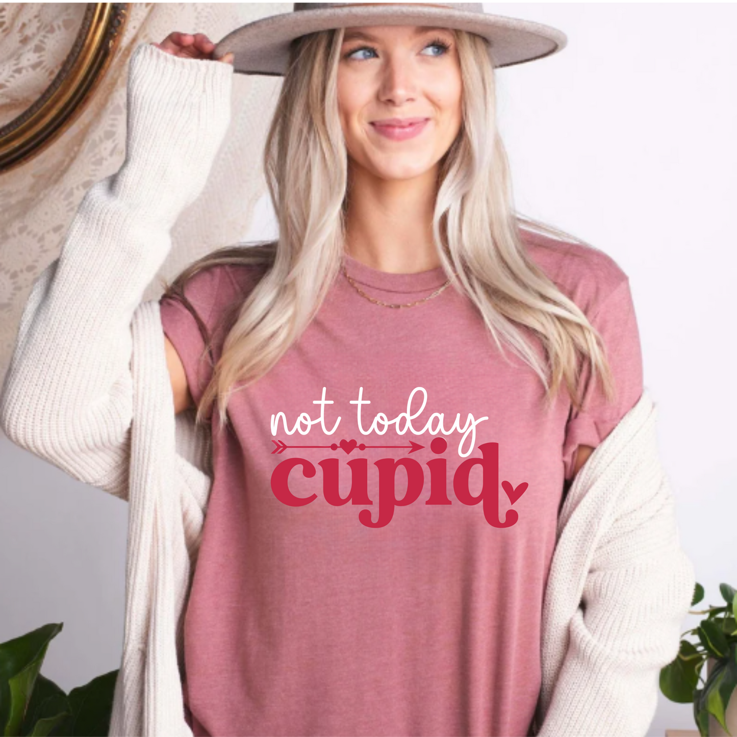 Not today cupid Valentines Day T-Shirt