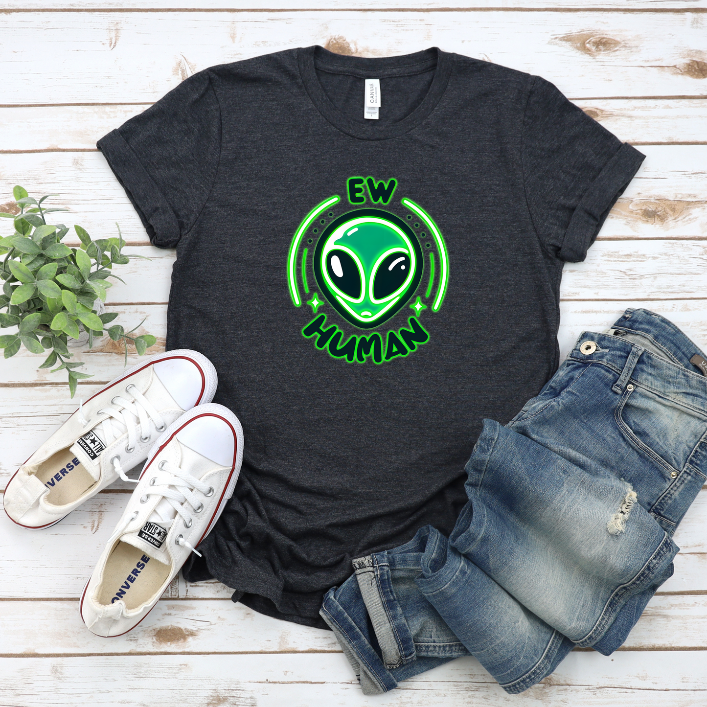 Alien-Ew human Tee