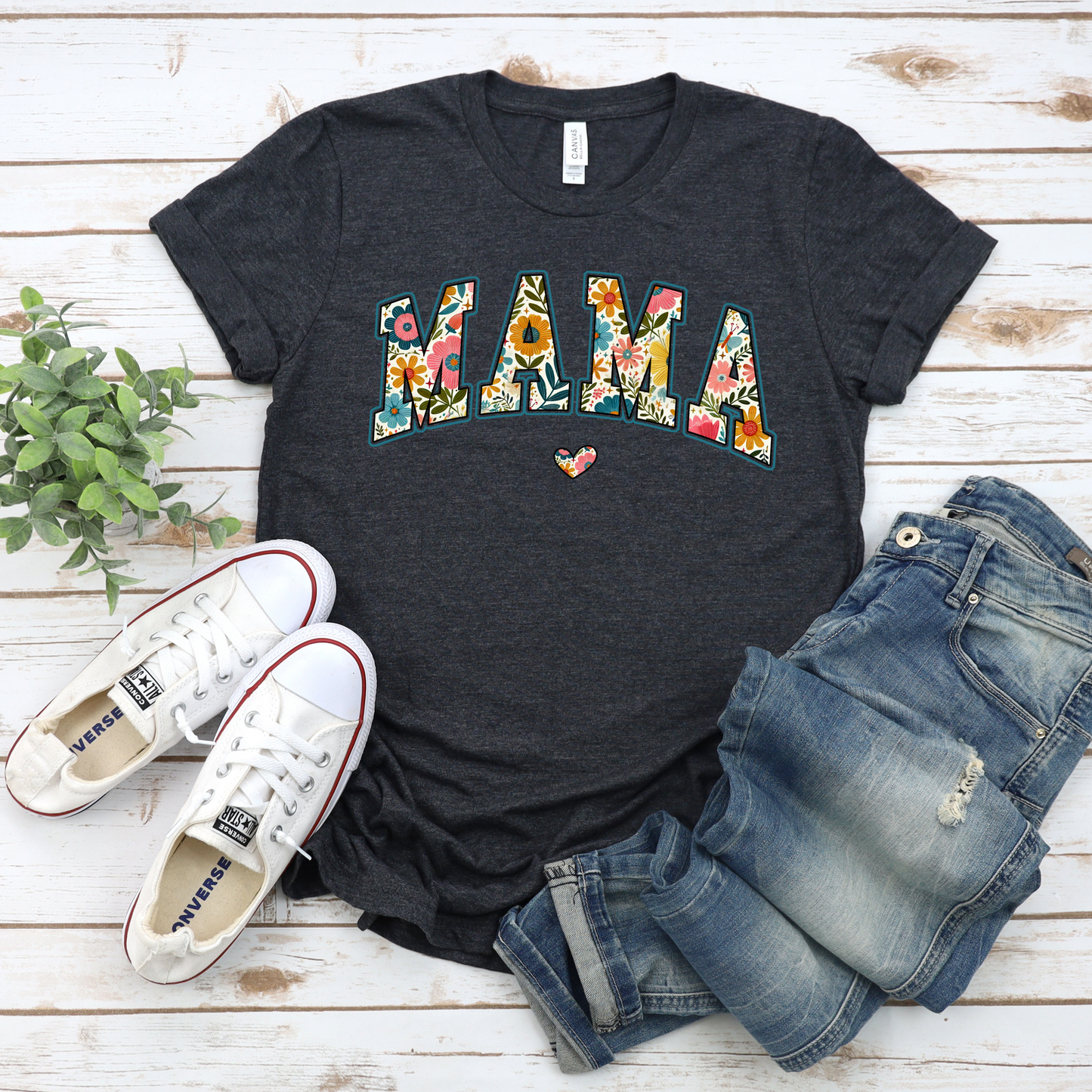 Floral 'Mama' Unisex Tee