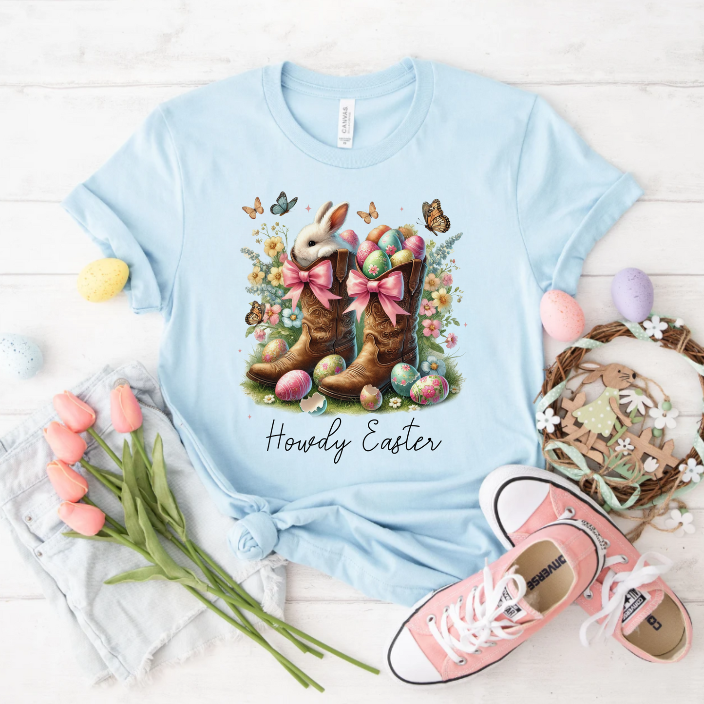 Cowboy Boot Easter T-Shirt
