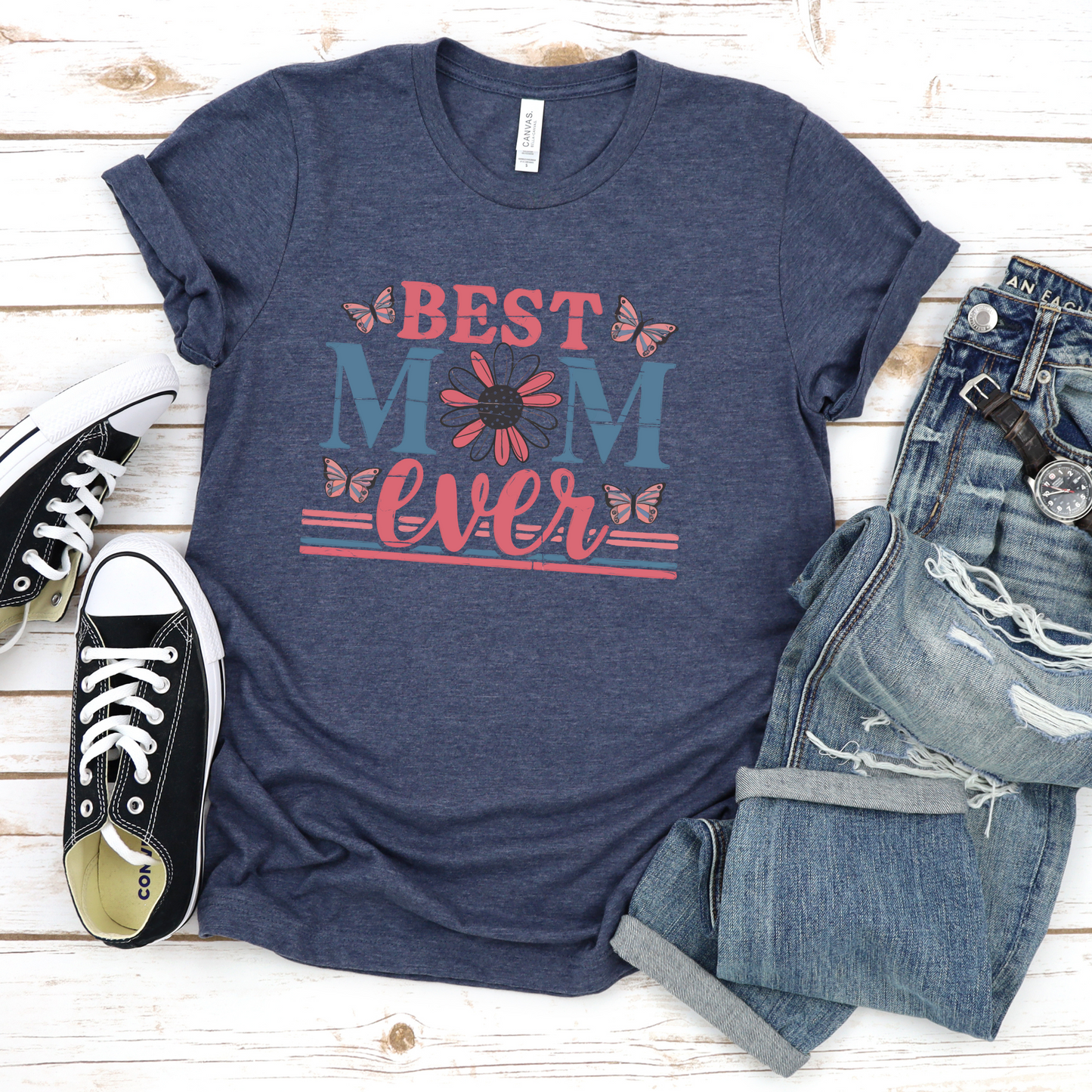 Mom Unisex Tee - 'Best mom ever'