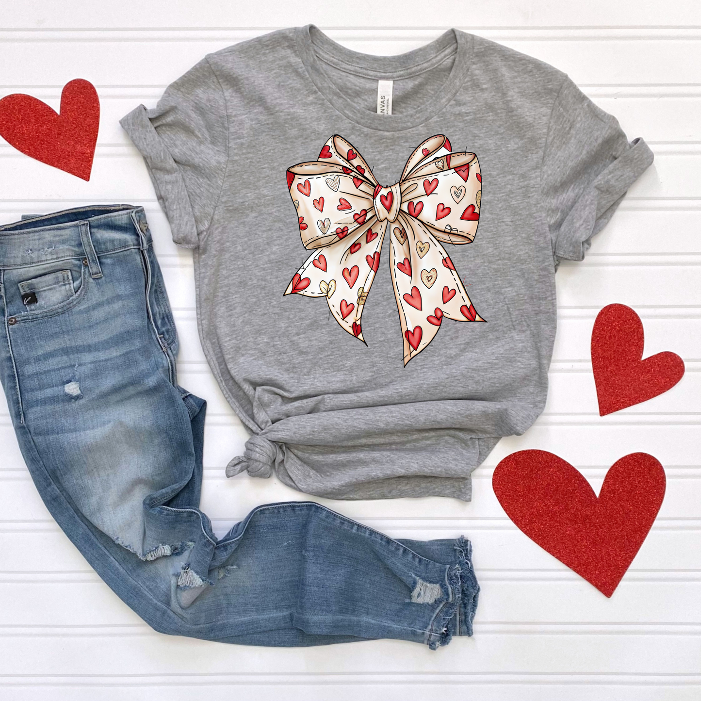 Heart Coquette Bow T-Shirt