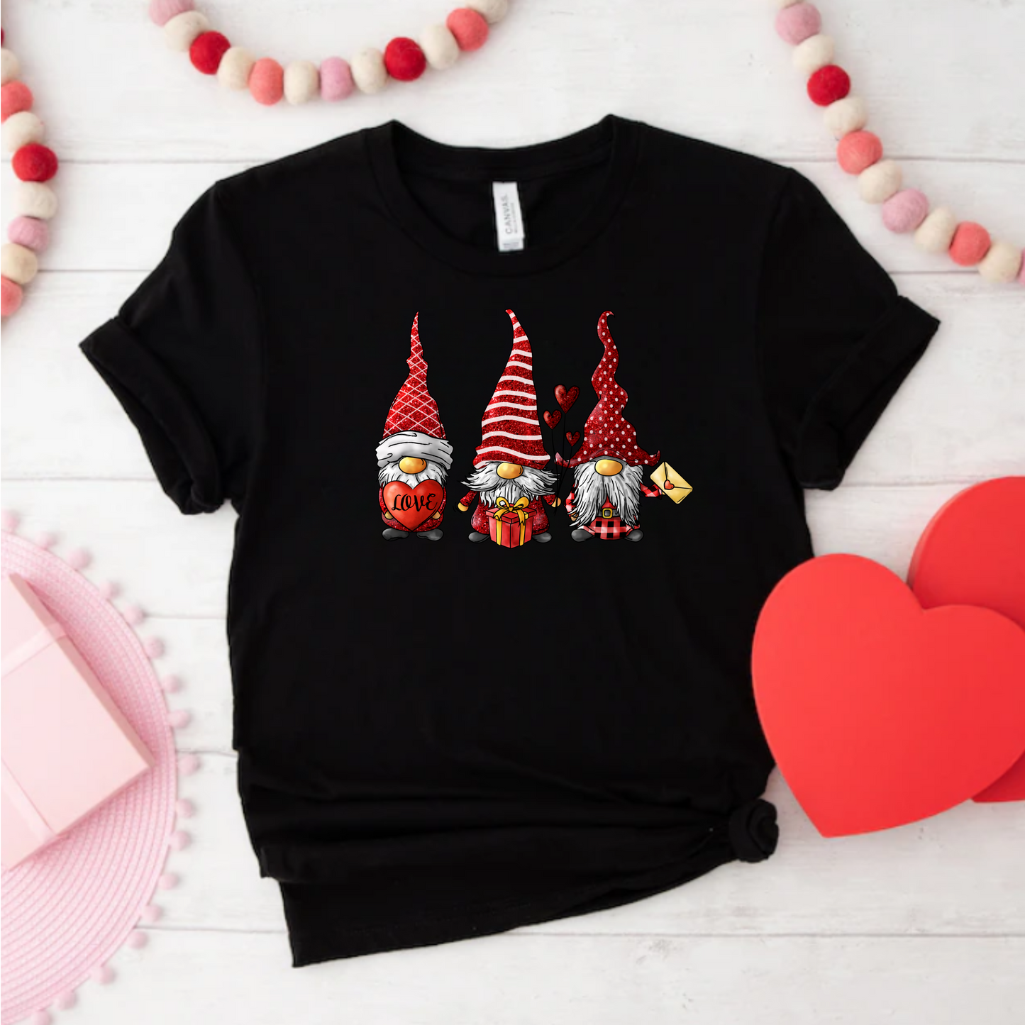 Valentines Day Gnomes Tee