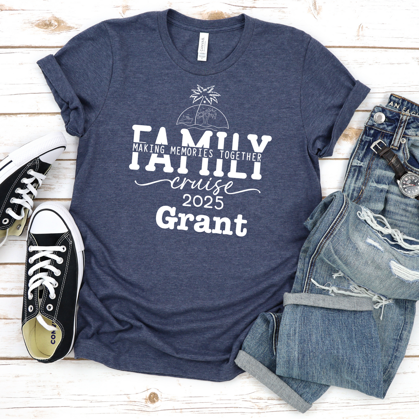 Customized Family Cruise 2025 T-Shirt