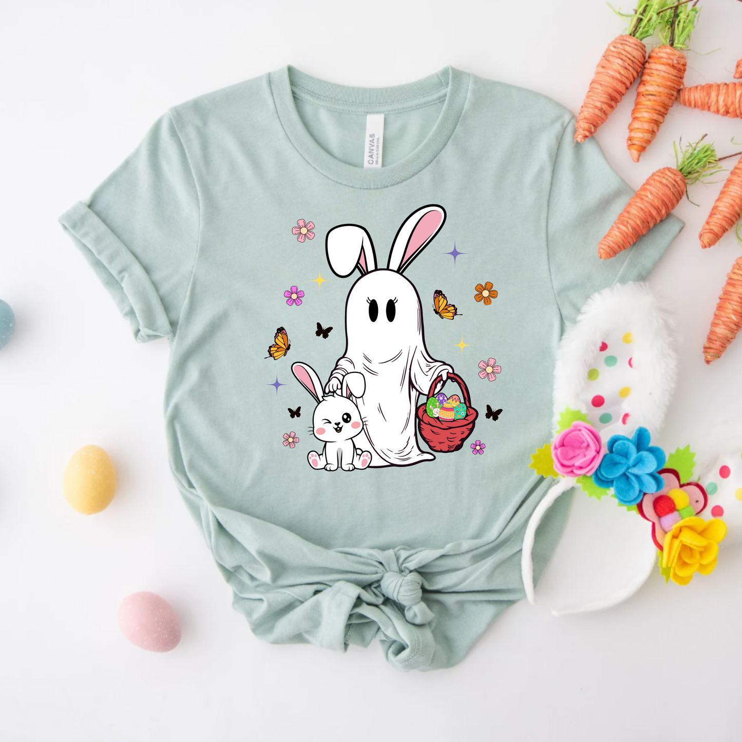 Ghost Easter Bunny Tee