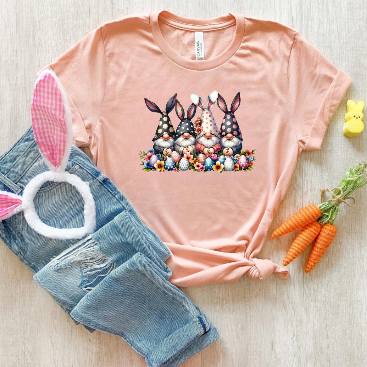Gnome Easter Bunnies Tee