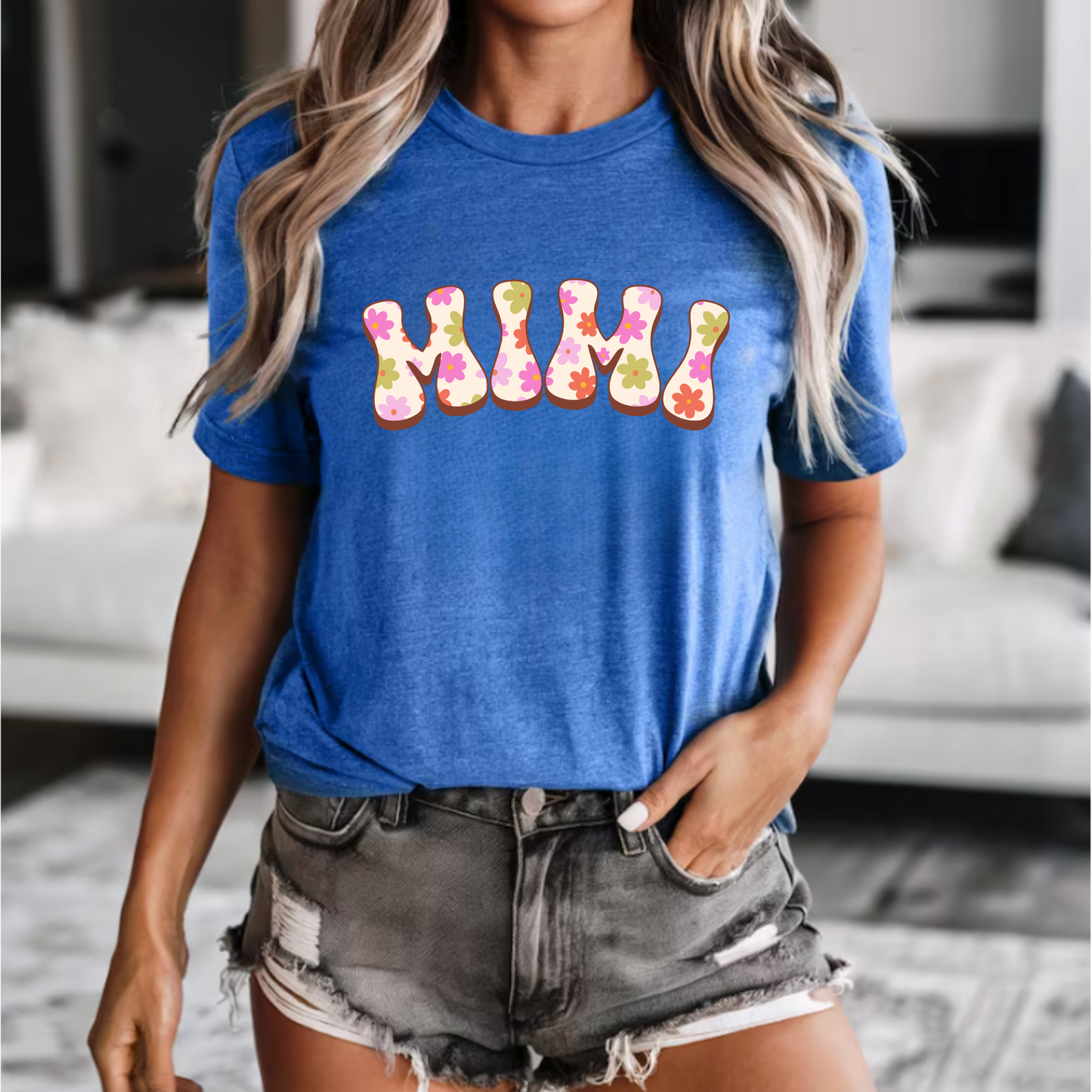Floral Tee - Retro Mimi Design